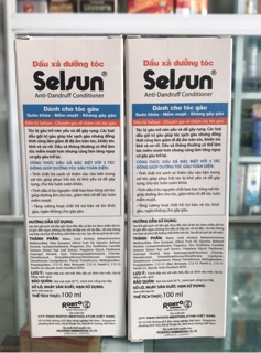 [CHÍNH HÃNG] DẦU GỘI SELSUN 100ml