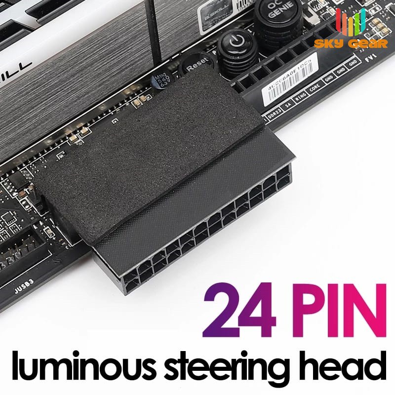 Cầu đảo góc 90 độ chân nguồn 24pin mainboard
