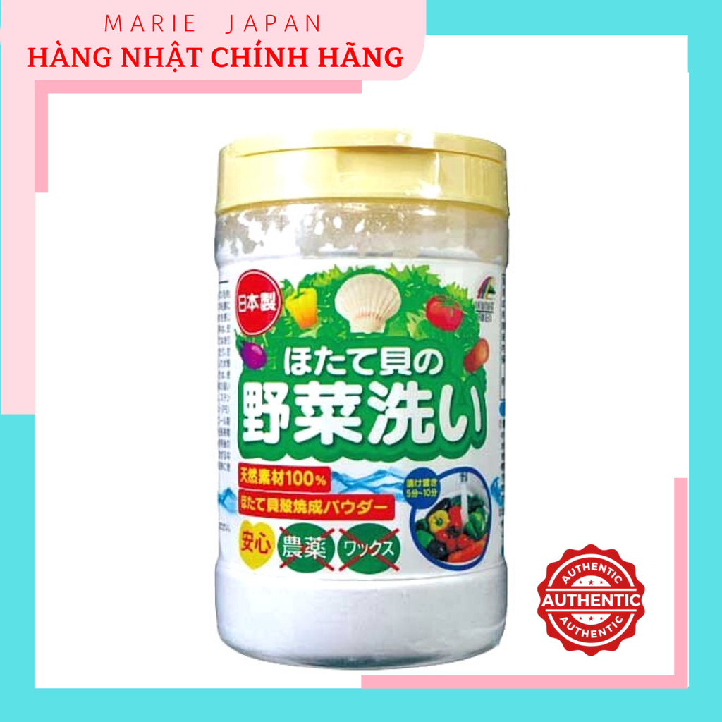 Bột Vỏ Sò Ngâm Rửa Rau Củ Quả Nhật Bản 100g