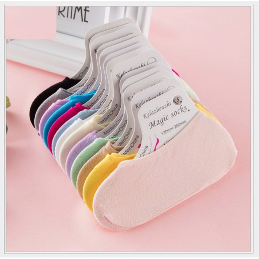 Tất Hài Cổ Ngắn Vải Cotton Phong Cách Hàn Quốc