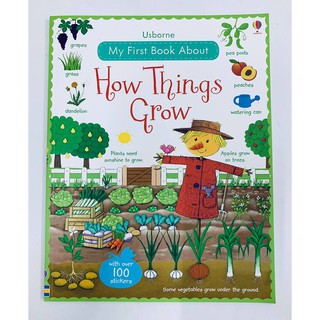 Dính dán - Usborne sticker book - How things grow