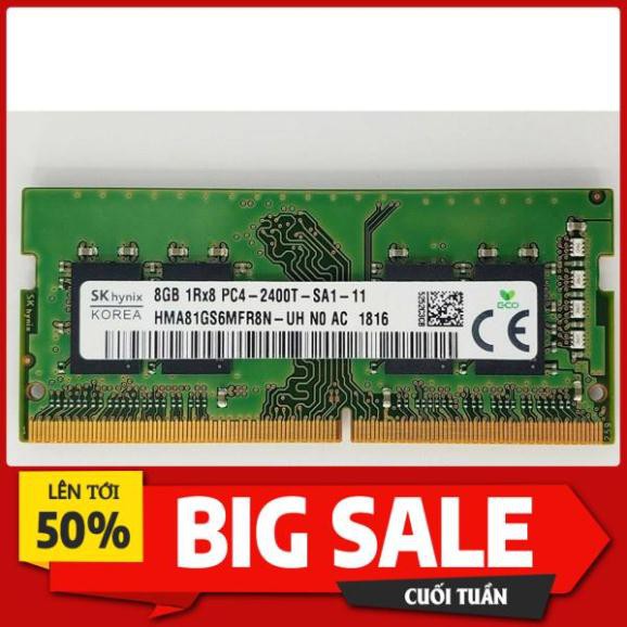 [Ảnh Thật] Ram laptop DDR4 8GB 2400Mhz (PC4-19200s)
