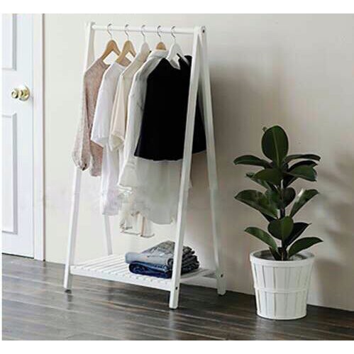 A HANGER 1FS TRẮNG - GIÁ TREO QUẦN ÁO CHỮ A 1 TẦNG SIZE S MÀU TRẮNG