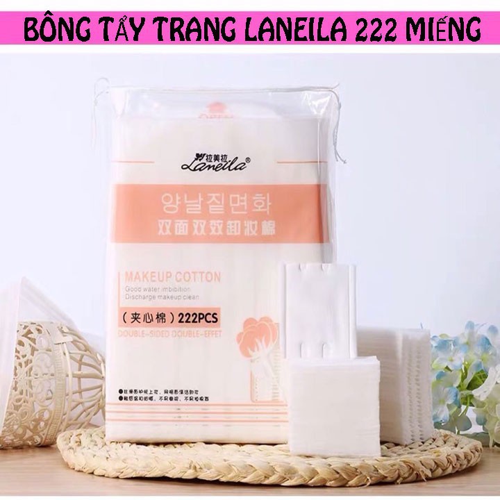 BÔNG TẨY TRANG LANEILA 222 MIẾNG