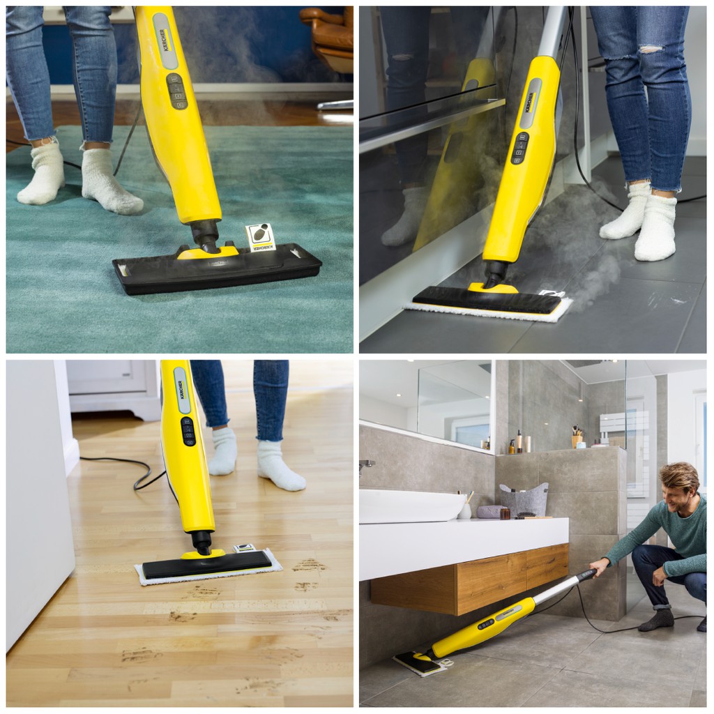 (Sản xuất Đức) Máy làm sạch bằng hơi nước nóng Karcher SC 3 Upright EasyFix EU