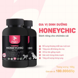 Thức ăn cho chó/ mèo cái giống bổ sung dinh dưỡng honeychic
