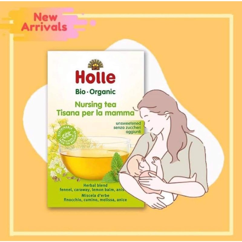 Trà lợi sữa hữu cơ Holle 30g
