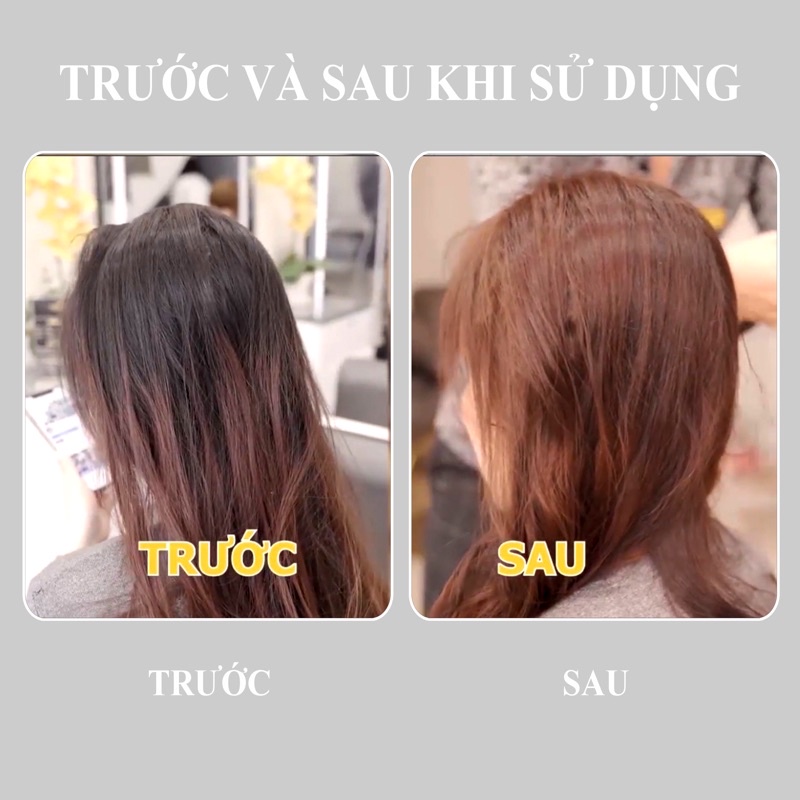 Thuốc nhuộm tóc nâu cam đào sáng ánh hồng không cần tẩy chính hãng OLAP OL36