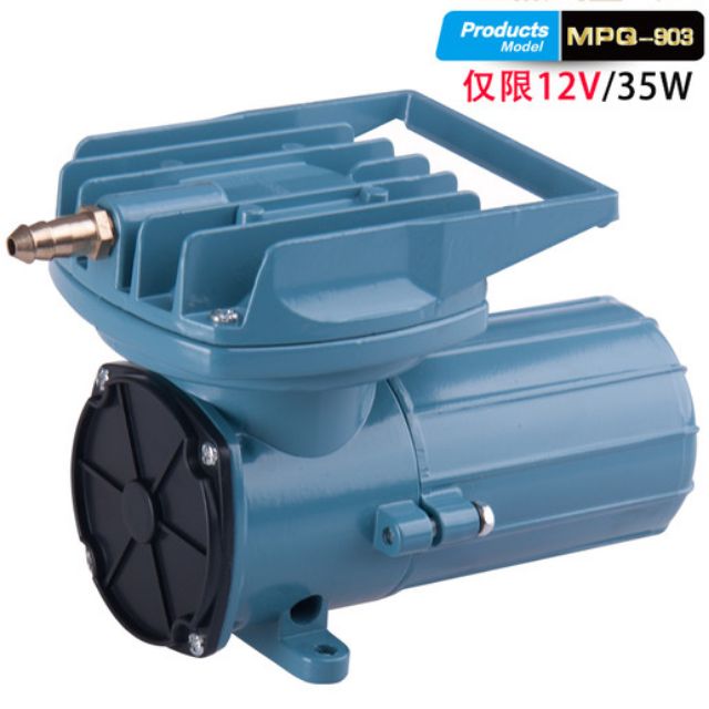 Máy oxi cho cá chạy bình 12v hồ cá, hồ hải sản