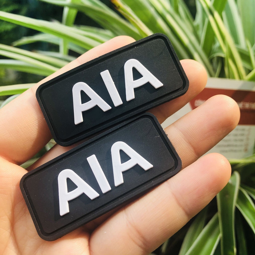Nhãn su, logo nhựa dẻo, tag cao su dẻo in theo yêu câu, kt 5cm *1cm