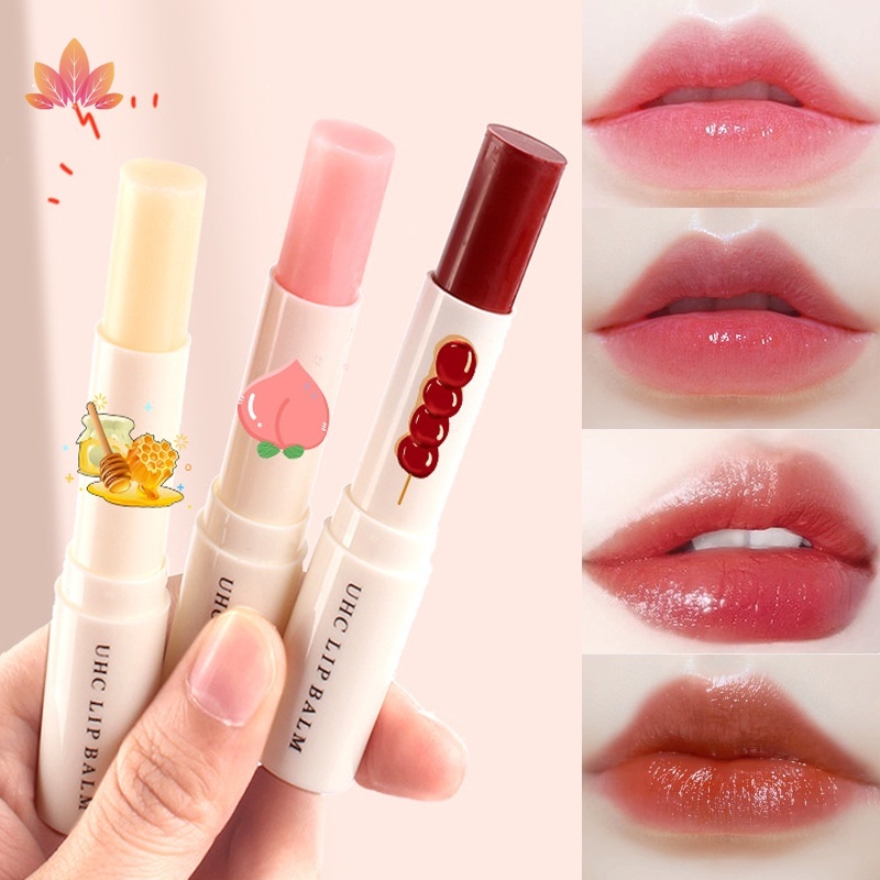 Son Dưỡng Môi Đào Dễ Thương Thay Đổi Màu Sắc Chống Nước Dưỡng Ẩm Chống Nứt Nẻ Lâu Trôi JP5