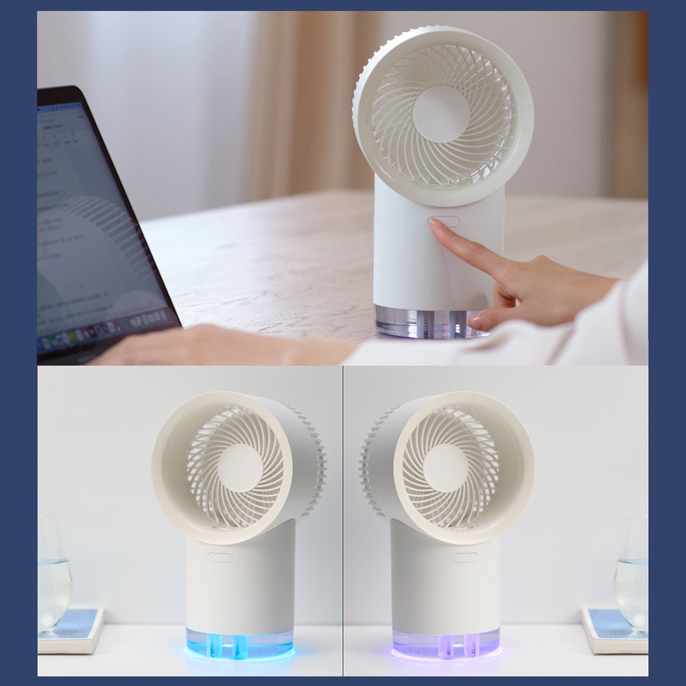 Quạt phun sương Uareliffe 365 tạo độ ẩm không khí tiếng ồn thấp cho văn phòng/ gia đình