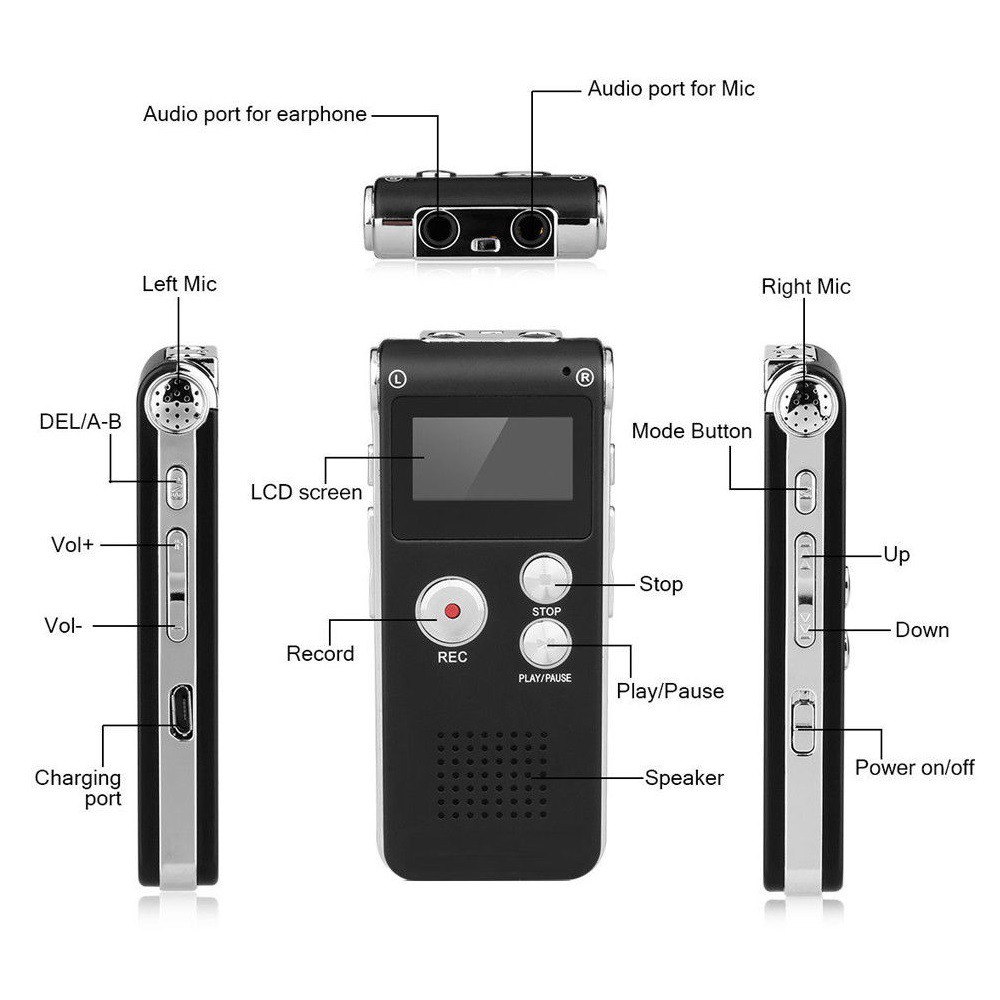 Máy ghi âm cầm tay Mii SK-012 - Thiết bị ghi âm cầm tay