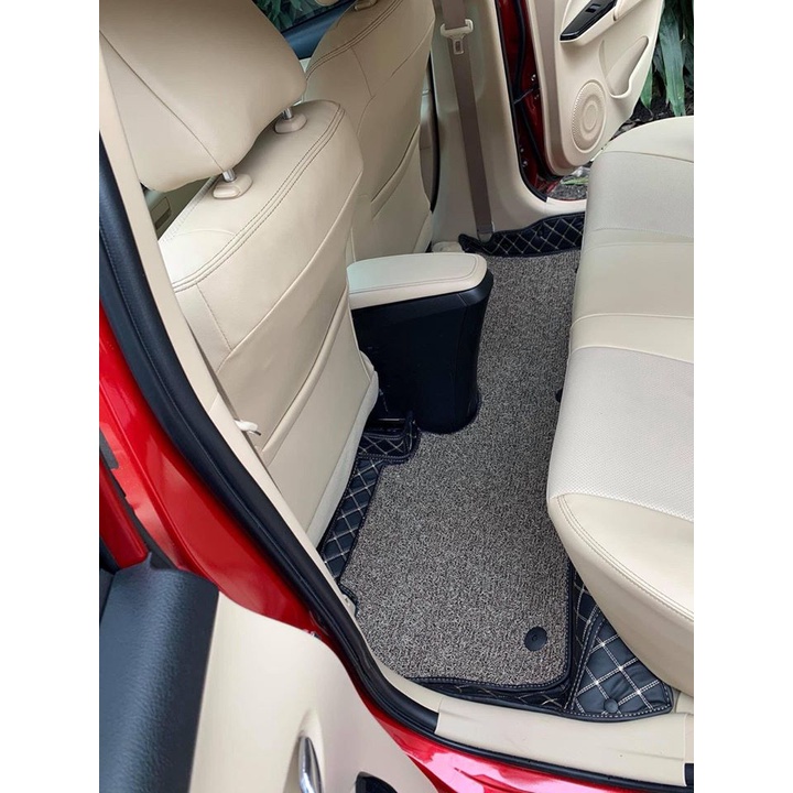 Thảm lót sàn ô tô 5d, 6d Nano 2 chỉ Toyota Vios 2007 – 2023 kháng khuẩn, khử mùi trải kín sàn xe bảo hành 3 năm