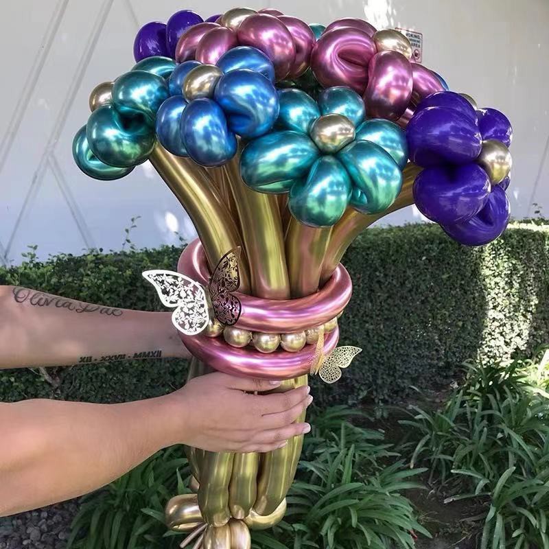 Set 10 bong bóng cao su latex dài thỏa sức sáng tạo