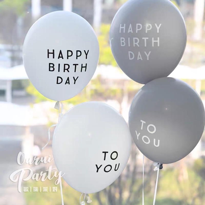 Bóng bay in chữ Happy birthday to you, happy every day sinh nhật