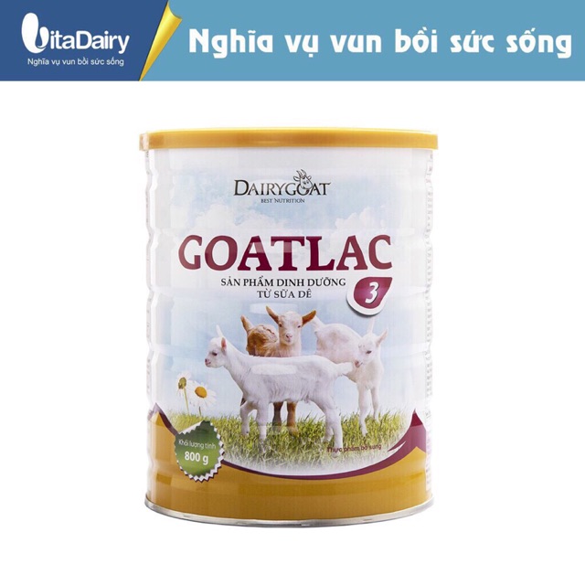 Sữa dê Goatlac 1+ 800g