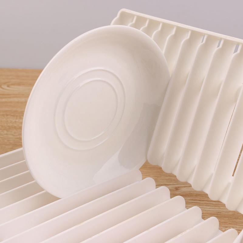Home Kitchen Plastic Dish Rack Tools Kitchen Drainer Rack Shelf Plate Rack Organizer