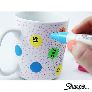 Bút sơn ngòi cứng Sharpie Oil Based Medium [MÀU LẺ]