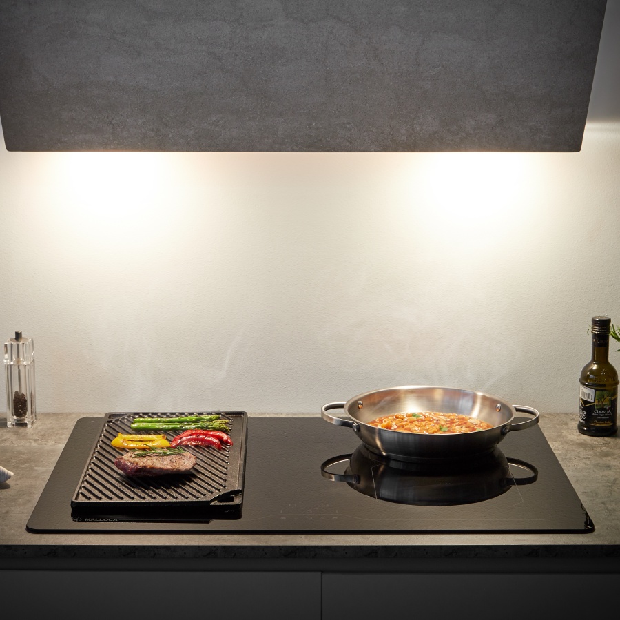 Bếp từ 4 vùng nấu Malloca MI 784-ITG - Công suất 7400W, Nhập khẩu Châu Âu