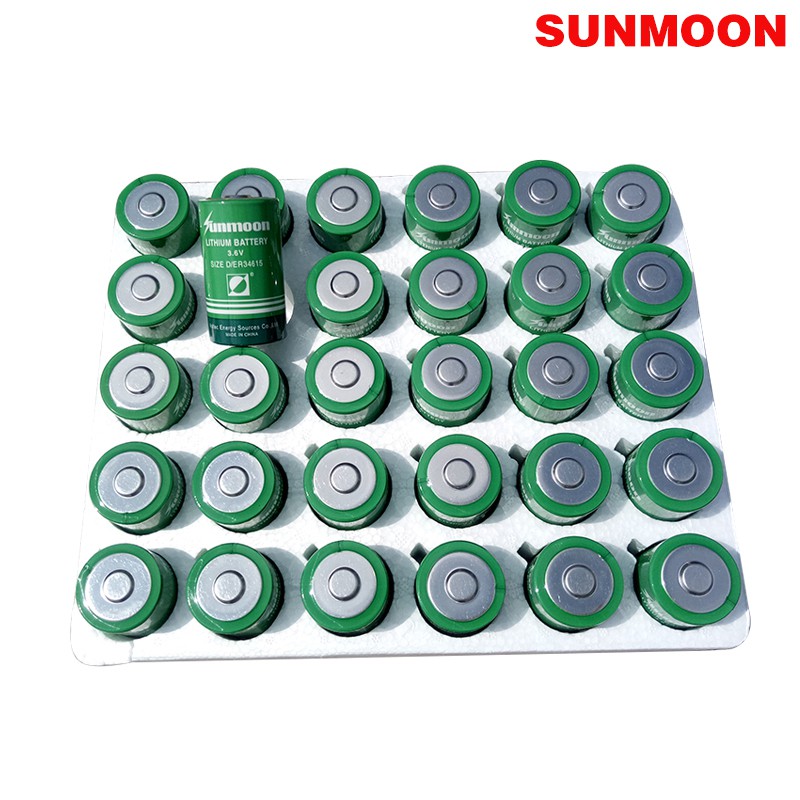 Pin Size D 19000mAh Pin Sunmoon ER34615 3.6V