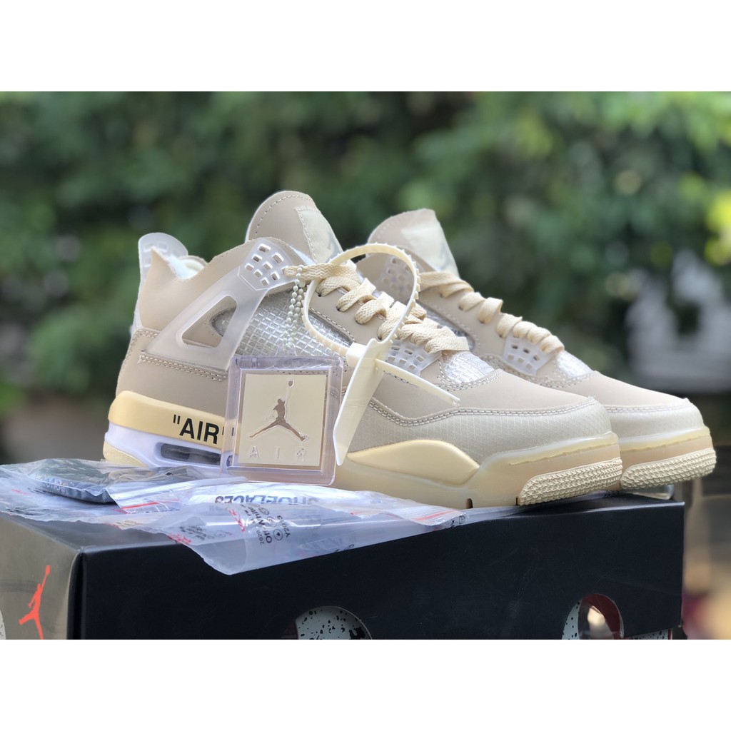 Giày Sneaker JD4 OFF WHITE  🎁 FREESHIP 🎁 Giày JD4 OFF Nam Nữ Cao Cấp , Đẹp Êm  Ái Nhất