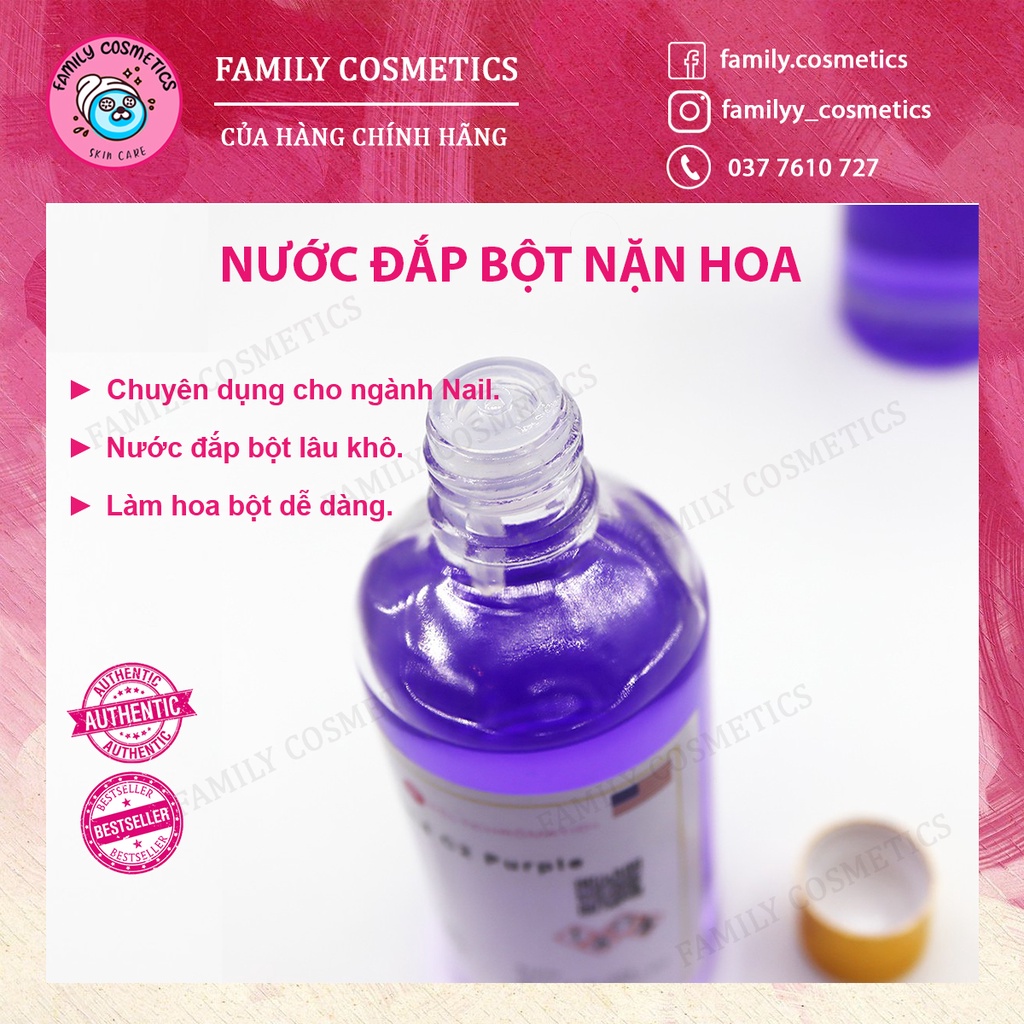Nước đắp bột nặn hoa
