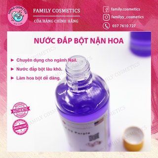 Nước đắp bột nặn hoa