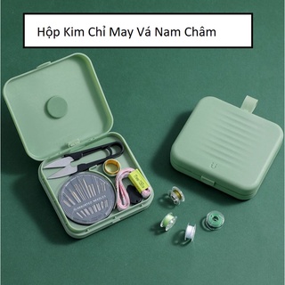 Hộp Đựng Kim Chỉ Đa Năng Nam Châm Bộ Kim Chỉ Mini May Vá Cao Cấp