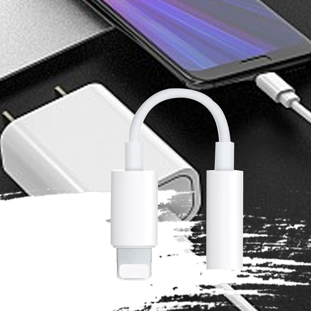 Đầu chuyển đổi cổng tai nghe iphone từ Lightning sang 3.5 có hỗ trợ Mic tiện dụng