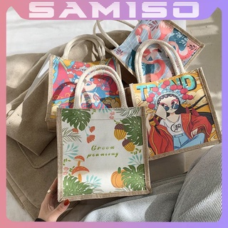 Túi cói mini đi biển nữ đẹp đi chơi thời trang dễ thương cute cá tính phong cách Vintage TC000