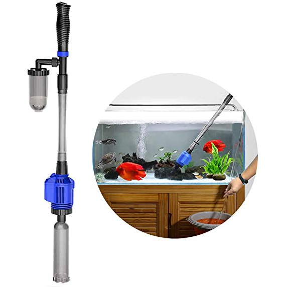 Máy vệ sinh bể cá SUNSUN HXS-02 (lực hút mạnh, có hũ lọc)