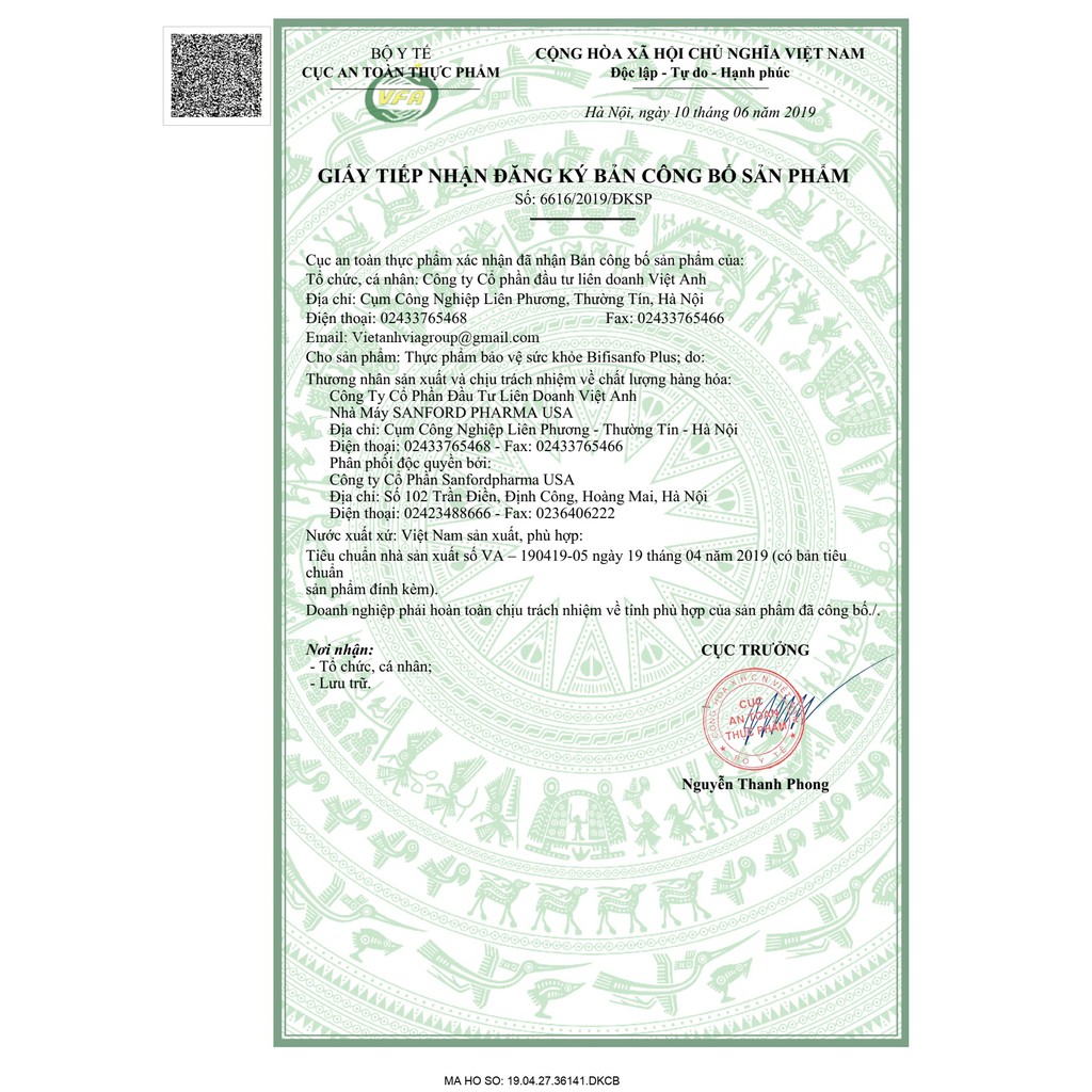 Men tiêu hóa Bifisanfo plus rối loạn tiêu hóa ở trẻ em người lớn