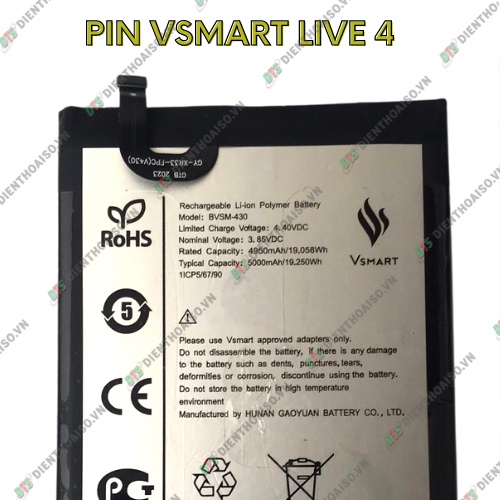 Pin vsmart live 4 zin (live4)