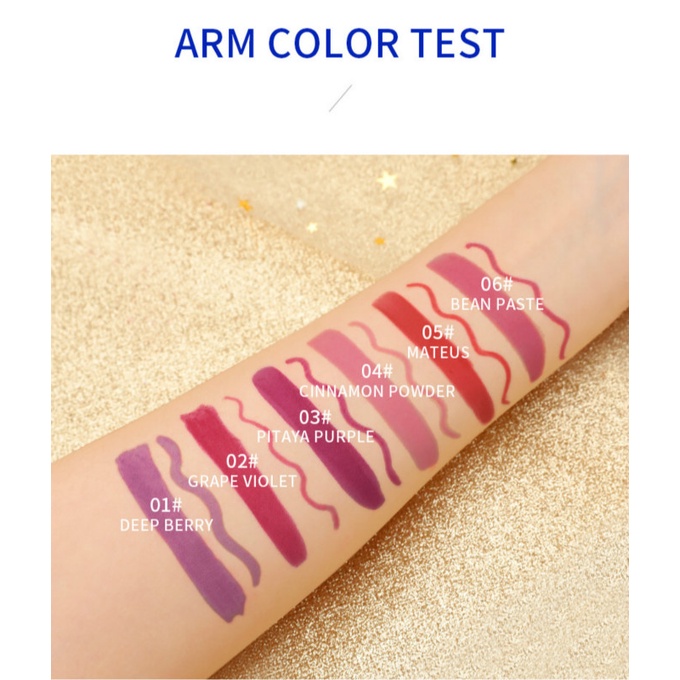 Son môi kiêm bút kẻ viền môi thiết kế hai đầu 2 trong 1 lâu trôi chống thấm nước LoveCC