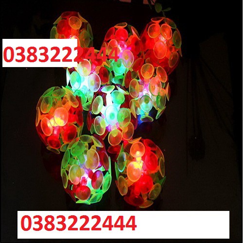 Combo 5 quả bóng ném dính có đèn nháy loại hít chắc tốt nhất - Bóng hít dính Sticky ball  có đèn nháy