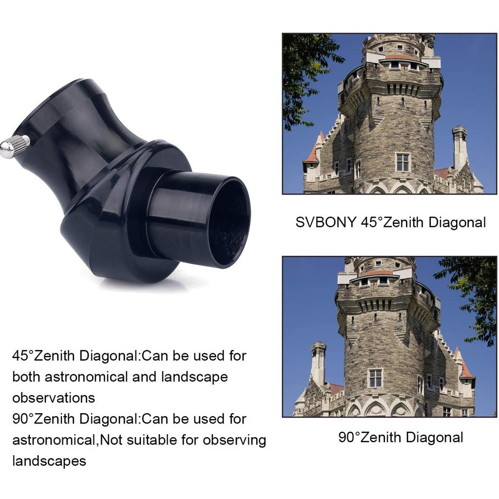 Gương Chiếu Hậu 1.25 inches 45 Độ Chuyên Dụng Cho Kính Thiên Văn