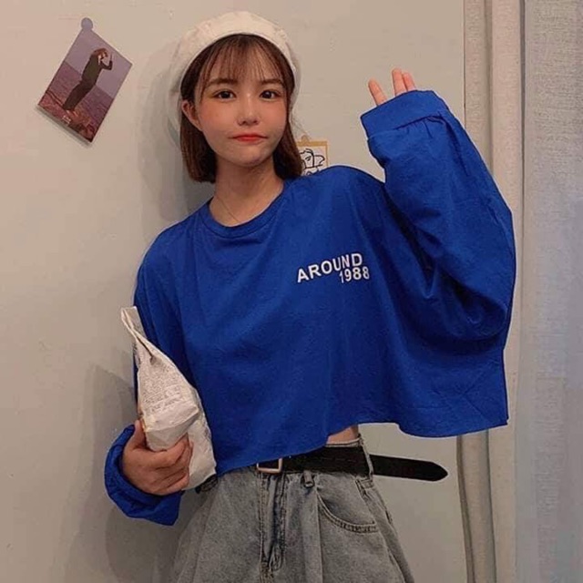 Áo croptop Around 1988
