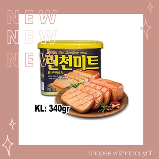 Thịt hộp Spam Hàn Quốc 340g the Luncheon Meat