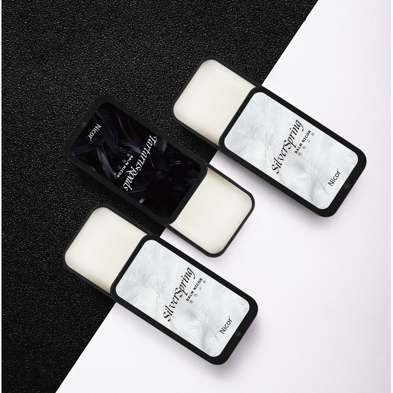 Nước Hoa Khô Dạng Sáp NICOR TRĂNG ĐEN Chính Hãng Nội Địa | BigBuy360 - bigbuy360.vn