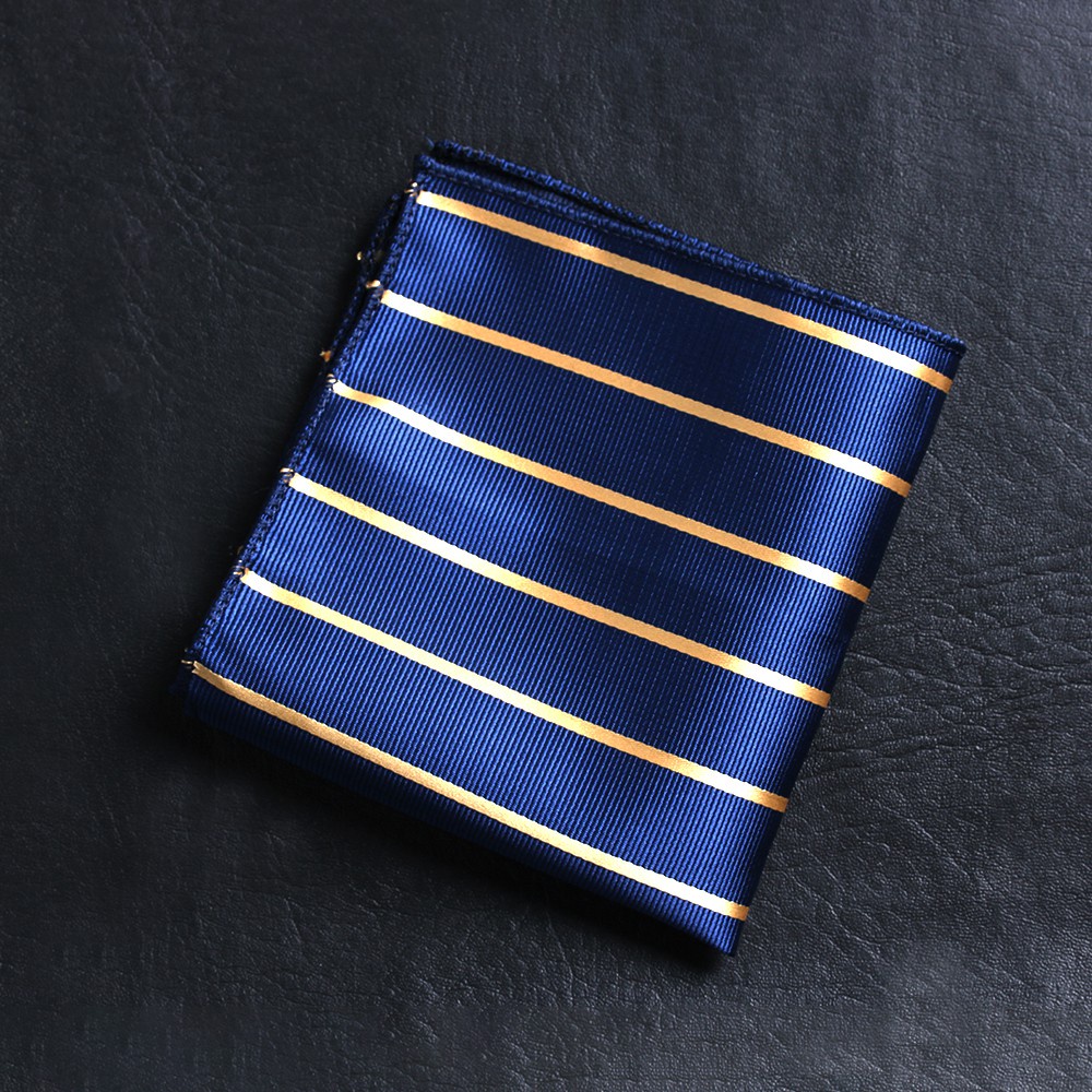 Khăn Tay Satin Hình Vuông Thêu Họa Tiết Hoa Thời Trang Cho Nam