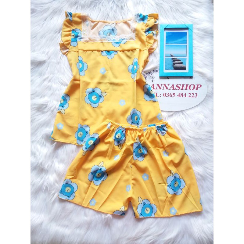 BỘ ĐÙI HOA GẤU VẢI LỤA HÀN (hình thật kèm video shop) | BigBuy360 - bigbuy360.vn