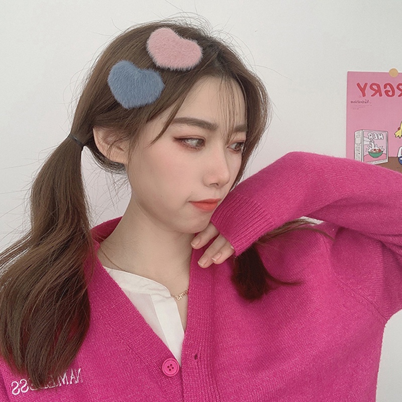 🌸🌸Kẹp Tóc Hình Trái Tim Phong Cách Thời Trang Hàn Quốc