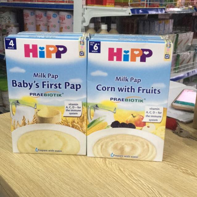 Bột ăn dặm hipp dành cho trẻ 4 tháng trở lên