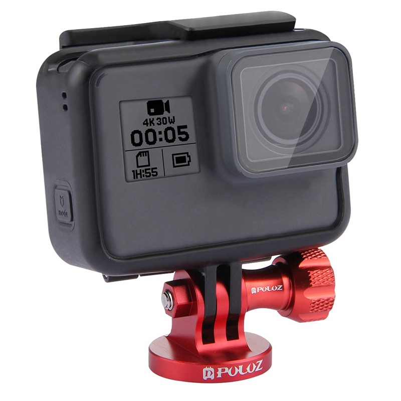 Puluz Ngàm Chuyển Đổi Gắn Giá Đỡ Ba Chân Cho Gopro Hero5 4 Session 4 3 + 3 2 1 Xiaomi Yi Sj4000 Sj5000