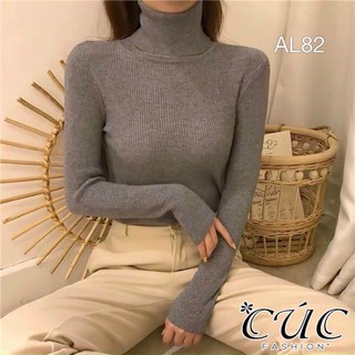 Áo Len Tăm Cổ Lọ Cao