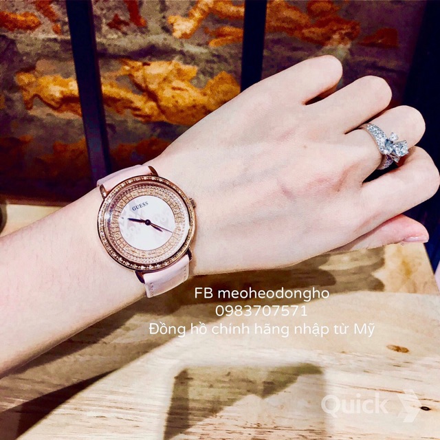 THANH LÝ ĐỒNG HỒ NỮ GUESS SPARKLING PINK