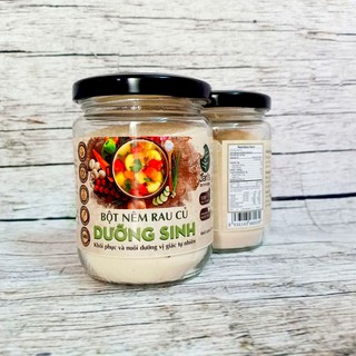 Bột Nêm Rau Củ Dưỡng Sinh Jan's giúp khôi phục và nuôi dưỡng vị giác tự nhiên 125gr.