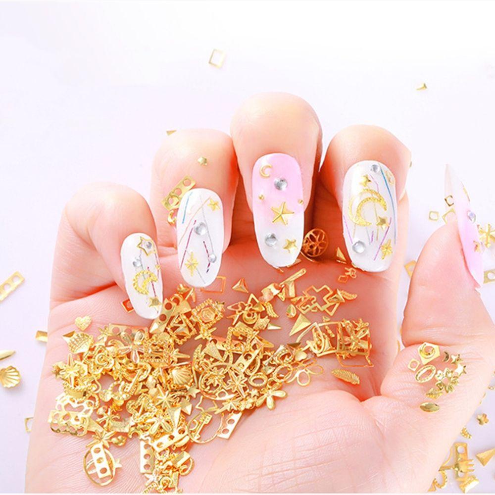 Phụ Kiện Trang Trí Móng Tay Nghệ Thuật Xinh Xắn|Phụ Kiện Kim Sa Lấp Lánh Trang Trí Móng Tay
