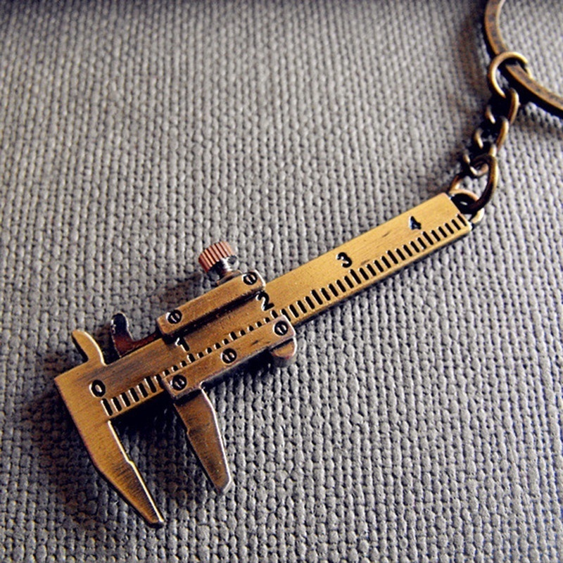 Móc khóa hình thước Vernier đa năng